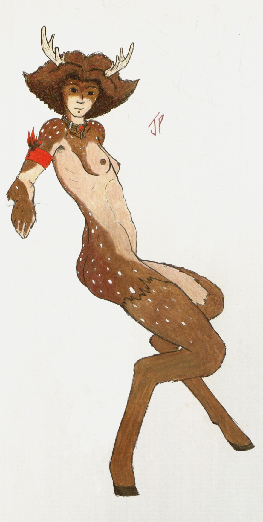 Deer-woman design
